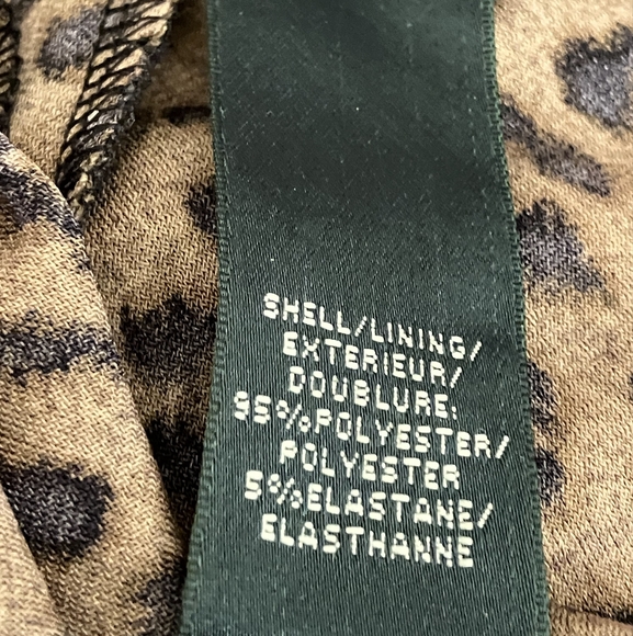 Lauren Ralph Lauren leopard print dress with belt - Picture 8 of 8
